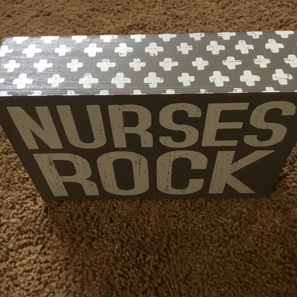 Nurses Rock Box Sign & A Nurse Trollkin with comb included - Picture 9 of 16